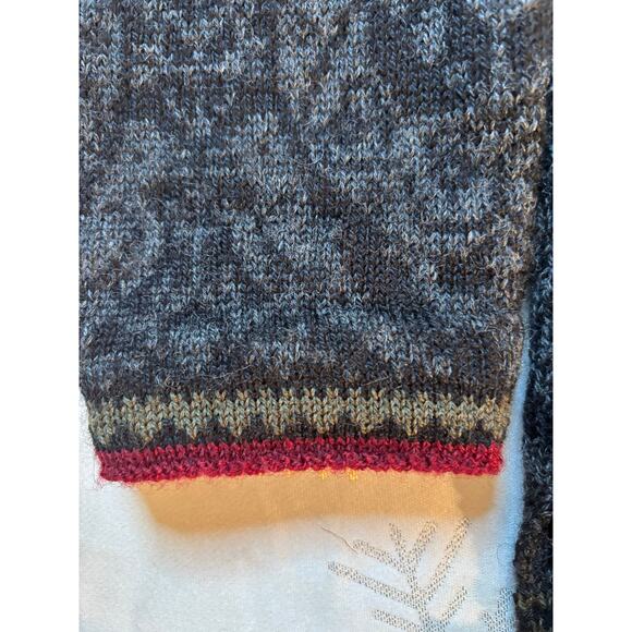 OLEANA Authentic Norwegian Luxurious Wool Cardigan High-End Nordic Knitwear SZ M - Picture 8 of 13